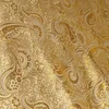 Africano Brilhante Jacquard Paisley Brocade Tecido Fino Para Vestido, DIY Wedding Fato De Costura Tecido Patchwork Tecido Pano De Tecido, Width148cm 210702