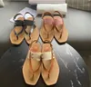 Vrouwen Slippers Luxe Designer Schoenen Lage Hak Sandalen Mode Handige Zomer Comfortabele Top Kwaliteit Size35-42