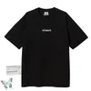 Vetements T-shirt Hip Hop Big Wash Tag VTM T Shirt Mężczyźni Kobiety Oversize Tshirt 100% Cotton Quality 210420