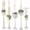 Novelty Items Handmade plant hanger flower pot for wall decoration courtyard garden Wall-mounted flowerpot net bag