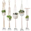 Itens de novidade Handmade Plant Hanger Flor Flor para Decoração de Parede Pátio Jardim De Parede Flowerpot Net Bag