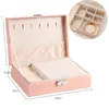 Storage Boxes & Bins Jewelry Box, Multifunctional, Earrings, Hand Jewelry, Women's Bracelets, Necklaces, Rings, Suede