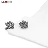 SAVOYSHI Fashion Shirt Manchetknopen voor Mens Fijne Gift Hoge Kwaliteit Vintage Metalen Double-Headed Eagle Cuff Links Merk Sieraden