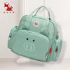 Diaper Bags Mummy Bag Backpack Shoulder Dual Purpose Baby Carriage Large Capacity Light Weight Pig Mouse Nappy Bottle284S