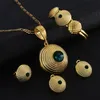 Oorbellen ketting Ethiopische goudkleurring armband hanger Eritrea Africa Afrika Habesha bruiloft sieraden sets