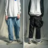 Pantalons pour hommes Automne et hiver Style américain Simple Sac Casual Marée Hip-Hop Street Couple Salopette droite ample