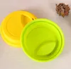 9cm Silicone Cup Lid Reusable Porcelain Coffee Mug Spill Proof Caps Milk Tea Cups Cover Seal Lids SN4358