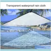 Buildings Patio, Lawn & Gardenthick Greenhouse Clear Poly Tarp With Grommets Heavy Duty Reinforced Edges Plant Protector Tarpaulin Nursery H