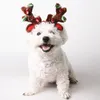 Costumi di gatto Cane Natale Abranto Regolabile grazioso Antlers Funny Accessori per decorazioni per feste per feste