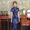 Etnische kleding traditionele Chinese qipao jurk dame vintage elegante plus size cheongsam sexy slank split Vestidos Halloween Carnival Party