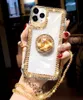 Luxury Bling Diamond Ring Stand Cases Mirror TPU PC + Free Strap Case For iPhone 12 11 Pro MAX 8 7 6 6S Plus SE2