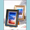 Frames And Modings Arts, Crafts Gifts Home & Garden 1Pc High Quality Bedroom Wall Decoration Family Picture Wedding Gift Simple Office Deskt