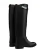 Famosi stivali al ginocchio da salto classici Custom Street da donna in vera pelle scamosciata Designer con tacco basso nero Marrone Knight Boot taglia 35-42