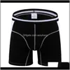 Ly Mens Modal Underpants Long Perna Sports Underwear Silky Soft Briefs Moda Corpo Modelando Panties Respiráveis ​​8nge F2XJH