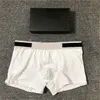 Мужские дизайнеры для дизайнеров Sexy Classic Mens Boxer повседневная шорты нижнее белье дышащее хлопковое нижнее белье 3 шт.