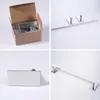 Towel Racks 1PC Stainless Steel Storage Rack Wall Mounted Holder Hanger For Home Bathroom Kitchen 30cm 40cm 55cm