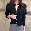 JMPRS Fashion Women Cardigan Sweater Spring Knitted Long Sleeve Short Coat Casual Single Breasted Korean Slim Chic Ladies Top 210830