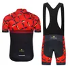 Maglia da ciclismo Pro estiva nera rossa 2024 Set kit da bicicletta sportivo da corsa di squadra traspirante abbigliamento da bici corto da uomo M36