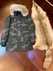 Mens Parkas Jacket Fur Hooded Top Down Coat Budge Size fashion Windbreaker Warm Men Zipper Thick Jackets