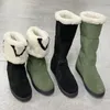 Tasarımcı Botları Womnes Martin Boots Platform Ayakkabı Kış Botları Avustralya Platformu Botlar Gerçek Deri Sıcak Ayak Bileği Kürk Öngen Lüks Ayakkabı No329
