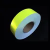 5CM*50M PVC Self-Adhesive Reflection Traffic Signal High Visibility Fluorescent Yellow Reflective Warning Tape Sticker For Van Car Traffic Sign