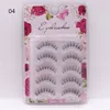 Wholesale 5 pairs 3D False Eyelashes Natural Long Eyelash Extension Transparent Terrier Handmade Lashes Makeup Beauty Tool