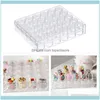 Salon Health BeautyClear Plastic Bead Storage Containers Set med 30 stycken burkar nagelkonst aessory box flaskor lock för diy manikyrsatser dr Dr