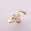 Retro Queen Dragonfly Design Rhinestone Plum Snake Ring Gold Silver Finger Nail Rings 10st Lot Exquisite Cute L3096180p