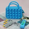 Party Fidget Bubble Chain Bag Sweet Lady Handbag Purses Kids Boy Girls Novel Cool Design Crossbody Fanny Pack Push Sensory Puzzle Toys Tidig lutande utbildning 2022