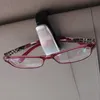 Montature per occhiali da sole alla moda Elbru Universal Car Auto Visiera parasole Scatola per occhiali Clip Card Portabiglietti Chiusura Astuccio per occhiali Accessori per occhiali