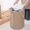 Laundry Bags Home Storage Baskets Basket Bedroom Wardrobe Clothes Organizer Bucket Foldable Rope Portable