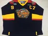 Édition de luxe personnalisée # 97 CONNOR McDAVID ERIE OTTERS JERSEY DE HOCKEY AUTHENTIQUE Marine Blanc Hommes Cousu CCM OHL Maillots S-5XL N'importe quel numéro de nom