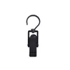 Curtain Poles Shower Rod Hook Hanger White Black Color Plastic Bath Drape Loop Clasp Drapery Home Use Clips ZYY929