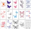 tatuagens falsificadas da borboleta