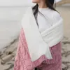 Zimowe Ciepłe Miękkie Koce Sherpa Moda Design Travel Wearable Dzianiny Koc Grube Bedspread do łóżka Sofa