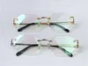 버프 선글라스 빈티지 피카딜리 불규칙한 프레임리스 다이아몬드 컷 렌즈 안경 레트로 패션 아방가르드 디자인 UV400 라이트 colo303v