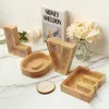 Personalized Wooden Letter Piggy Bank Novelty Items Transparent Coin Storage Box Home Decoration Crafts Ornaments