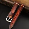 20mm 22mm 24mm Band Genuine Leather Straps Accessories High Quality Natural color Watchbands Bracelet Wristband