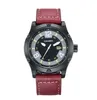 Marka projektantka Cagarny zegarek Men Classic Style Fashion Sport Watches Gumowy pasek Rose Gold Dial Relogio Masculino283z