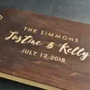 Personalized Guest Book Rustic Wedding Guest Book Wood Custom Engraved Guest book Wedding Album Gift for Couple Wedding Favors 210925
