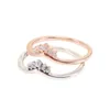 100 925 Sterling Silver Pan Ring Creative Crown Wishing Bone For Women Wedding Party Gift Fashion Jewelry Cluster Rings5709793