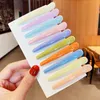 10pcs/Set New Women Girls Colorful Plastic Long Hairpins Wash Face Bangs Simple Hair Clips Barrettes Fashion Hair Accessories