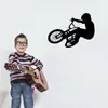 Extrem cykel övning vinyl vägg klistermärken för barn rum diy hem dekoration väggkonst removeablel dekaler svart 210420