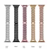 Diamant Armband Metallrem för Apple Watch Band 44mm 42mm 40mm 38mm Smycken Wristband Iwatch Series 6 5 4 Se Watchband Smart Tillbehör