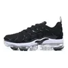 VaporMax PLUS TN Nova Chegada Cushion OG TN Plus Preto Laser Crimson Mens Running Tênis EUA Gradientes Blue Midnight Navy Mulheres Sneakers Treinadores 36-45