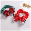 Hair Aessories Baby, Kids & Maternity Christmas Headband Ribbon Bow Hairband Wash Face Halloween Decoration Fashion Party Baby Gift Drop Del