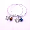 Bracelet fleur de soleil en alliage de cristal, à la mode, breloque mme, pièce de haute qualité, chaîne d'adversaire, bijoux, Inte22