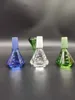 14mm blå tjock kvalitet glas bred diamantvatten bong huvud bit skålhållare