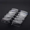 Framels Glass dla krótkowzrocznych kobiet ultra światło i super elastyczne stopy tytanowe okulary oczu podwójna linia kwadratowa rimlom optyczna soczewki S1210416