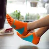 Men's Socks 3 Pairs Sports Five Finger 5 Toe Cotton Comfortable Sweat Short No Show Invisible Male260a